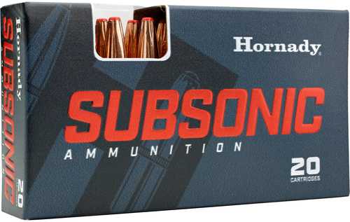 Hornady 450 Bushmaster 395 Grain Subsonic FTX 20 Rounds