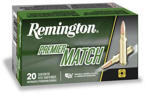 Remington Premier Match 223 Rem 52 Gr HPBT Ammo 20 Rounds