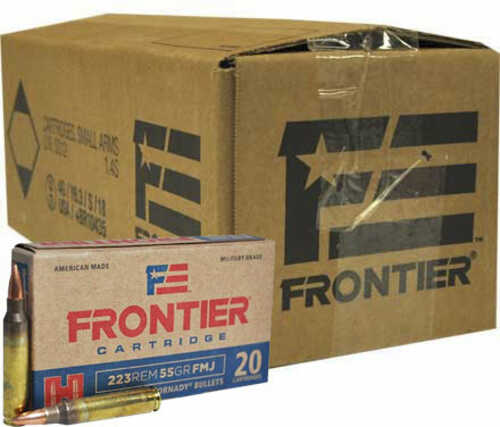 Hornady 223 Remington 55 Grain FMJ Ammunition 500 Rounds