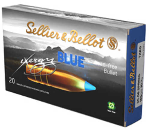 Sellier Bellot Exergy Blue 30 06 Ammunition 165 Grains