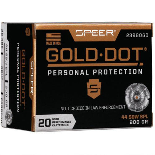 Speer 44 Special 200 Grain Jacketed Hollow Point – Reliable Personal Protection