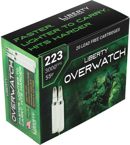 Liberty Overwatch 223 55G Ammunition LAOW223553000 Pro
